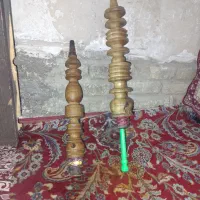 قلیون تنه چوبی