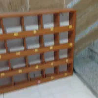 قفسه  1نیم در1نیم|کتابخانه، شلف، قفسههای دیواری|تالش, هشتپر|دیوار