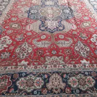 فرش مشهد کارکرده ۱۲ متری پارگی نداره|فرش|باسمنج, |دیوار