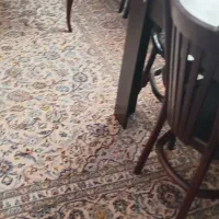 فرش ۹ متری دستبافت یه جفت  ویه تکی