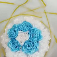 گل روبانی ۱۷ شاخه آماده ارسال با قیمت باورنکردنی