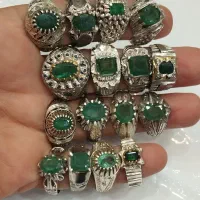 تعدادی انگشتر زمرد زیبا و خاص