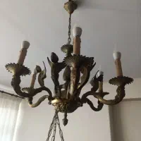 فروش لوستر طرح فرشته.جنس  برنجی ..قیمت توافقی .|لوستر و چراغ آویز|تهران, حشمتیه|دیوار