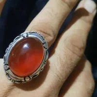 انگشتر عقیق سرخ