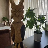 مجسمه جغد|مجسمه، تندیس، ماکت|ری, دولت‌آباد|دیوار