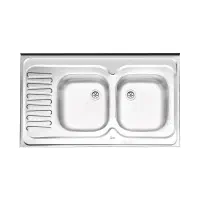 سینک روکار ایلیا استیل یک متری تک لگن کارکرده