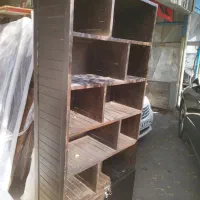کتاب خانه چوبی تمام چوب در حد نو|کتابخانه، شلف، قفسه‌های دیواری|تهران, آسمان|دیوار