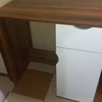 میز تحریر قهوه ای سفید