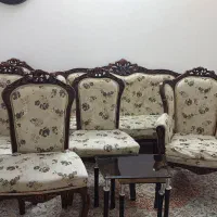 مبل ۹ نفره تمیز|مبلمان خانگی و میز عسلی|سبزوار, غرب نیروگاه|دیوار