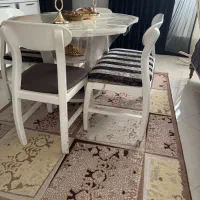 میز نهار خوری ۵نفره چوبی|میز و صندلی غذاخوری|مشهد, صیاد شیرازی|دیوار