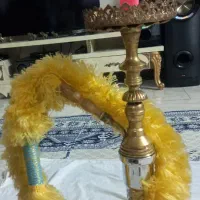 قلیان برنجی خیلی  قدیمی سنگین  عالی و خفنترین