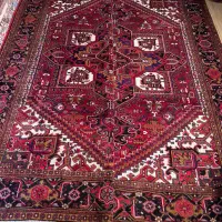 فرش جفت ۹ متری هریس پشم دستریس رنگ گیاهی