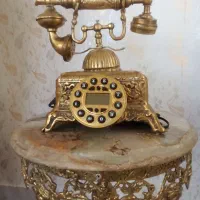 برنزقدیمی اصلی|میز تلفن|کرمانشاه, |دیوار