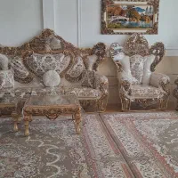 مبل سلطنتی شاهنشین 9نفر|مبلمان خانگی و میز عسلی|الیگودرز, |دیوار