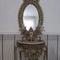 آینه شمعدان طرح برنز