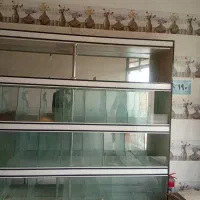 ویترین و قفسه شیشه ای|بوفه، ویترین، کنسول|اسحاق آباد, |دیوار