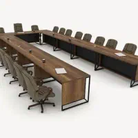 میز کنفرانس مدرن فلزی(دکوسال) کد ۲۰۰|مبلمان اداری|تهران, زهتابی|دیوار
