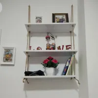 شلف دیواری آویزی|کتابخانه، شلف، قفسه‌های دیواری|کرج, منظریه|دیوار