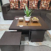 میز جلو مبلی با چهار تا عسلی