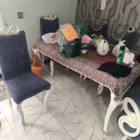 مبل هفت نفره همراه با میز ناهار خوری شش نفره|مبلمان خانگی و میز عسلی|شاهین‌شهر, عطار|دیوار