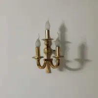فروش ویژه لوستر و دیوار کوب برنجی طلایی