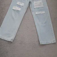 شلوار جین بگ زاپدار نو ۳۶تا۴۴