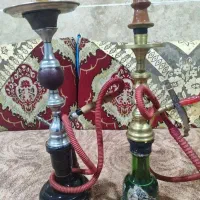 قلیان برنجی و استیل . هردو ۳۵۰۰