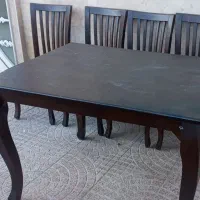 میزغذا خوری ۴ نفری چوبی