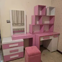 سرویس خواب دخترانه کامل سفید و صورتی