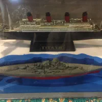 کشتی تایتانیک وکشتی جنگی موتوردار