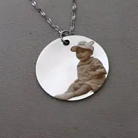 حک چهره روی پلاک استیل گردنبند|بدلیجات|مشهد, رسالت|دیوار