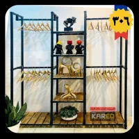 رگال های لباس مدل دو طبقه آویز رخت دکور قفسه پوشاک|فروشگاه و مغازه|اصفهان, شاهد|دیوار