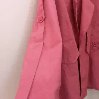 مانتو صورتی در حد نو