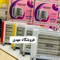 بخاری برقی شیشه لمنت فن‌دار هوم استید/چرخدار/هیتر|بخاری، هیتر، شومینه|تهران, امین حضور|دیوار