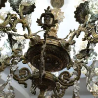 لوستر برنز|لوستر و چراغ آویز|اسلامشهر, شهرک مفیدی|دیوار