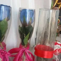 گل مصنوعی همراه گلدان