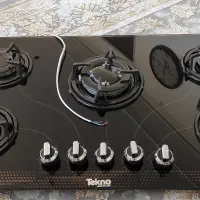 اجاق گاز صفحه ای tekno italia مجهز ترموکوپل ۵ شعله|اجاق گاز و لوازم برقی پخت‌وپز|یزد, |دیوار