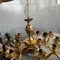 لوستر بزرگ 15 شاخه شیک وتمیز