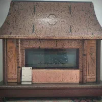 بخاری گازی شومینه‌ ایمن‌گازمشـهد مدل سه پاره