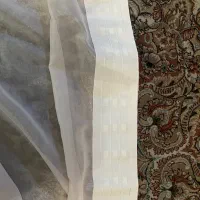 دو عدد پرده حریر کاملا نو|پرده، رانر، رومیزی|تهران, ستارخان|دیوار