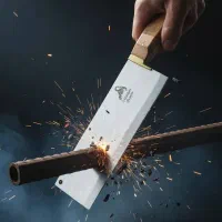 ساطور فولادی اصل زنجان قیمت ۴۵۰|ظروف پختوپز|اصفهان, فرهنگیان|دیوار