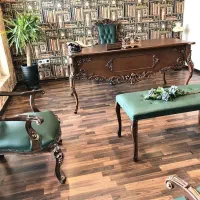 میز مدیریت چری مبلمان اداری صندلی نیمست کلاسیک