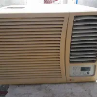 کولر پنجره ای الجی کاملا سالم و تمیز.کنترل دار|کولر گازی و فن‌کوئل|رشت, نیروی دریایی|دیوار