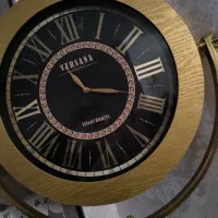 ساعت چوبی طلایی مارک