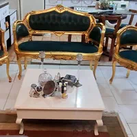 مبل فرحی ۶نفره اصل قدیمی چوب گردو آنتیک  بدون میز|مبلمان خانگی و میز عسلی|تهران, شادمان|دیوار