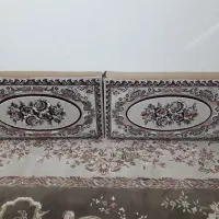 ۶عدد پشتی کرم رنگ در حدنو با ۸عدد رویه پشتی