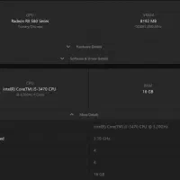 کیس گیمینگ  رم ۱۶ گیگ گرافیگ ۸ گیگ rx580