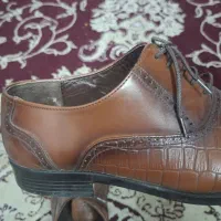 کفش چرم مردانه،درحد نو ،شیک،اصلی،شماره ۴۲