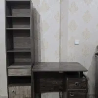 میز و کتابخانه ام دی اف|کتابخانه، شلف، قفسههای دیواری|دزفول, |دیوار