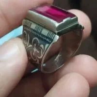 انگشتر نقره یاقوت شمش آلمان|جواهرات|بندرعباس, |دیوار